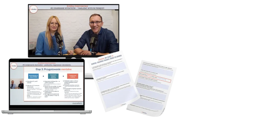 Kurs Ogarnij Finanse Krok po Kroku – lekcje wideo i materiały